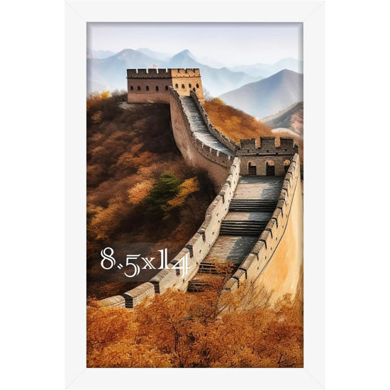 Picture of Picrit 8.5x14 Frame, Photo Frame for Wall Mounting Display, White