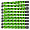Picture of ALOANES 9 PC ABS Socket Organizer, 3/8 inch, Drive Socket Rail Holders, Heavy Duty Socket Racks, Black Rails with Green Clips