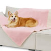 Picture of Bedsure Cat Blanket for Indoor Cats - Waterproof Calming Cat Blankets for Couch Protection, Sherpa Fleece Pet Blanket, Soft Plush Reversible Throw Furniture Protector, 50"x40", Pink
