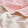 Picture of Bedsure Cat Blanket for Indoor Cats - Waterproof Calming Cat Blankets for Couch Protection, Sherpa Fleece Pet Blanket, Soft Plush Reversible Throw Furniture Protector, 50"x40", Pink