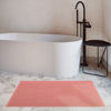 Picture of Cotton Paradise 100% Cotton Non Slip Bath Mats for Bathroom, 17x24 inch Soft Absorbent Quick Dry Machine Washable Floor Bath Mat, Coral Bath Rug