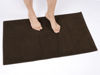 Picture of Cotton Paradise 100% Cotton Non Slip Bath Mats for Bathroom, 17x24 inch Soft Absorbent Quick Dry Machine Washable Floor Bath Mat, Brown Bath Rug