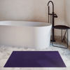 Picture of Cotton Paradise 100% Cotton Non Slip Bath Mats for Bathroom, 20x34 inch Soft Absorbent Quick Dry Machine Washable Floor Bath Mat, Purple Bath Rug