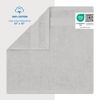 Picture of Cotton Paradise 100% Cotton Turkish Washcloths for Bathroom, 4 Piece Soft Absorbent Small Hand Face Towels Wash Rags for Body, Silver Grey Wash Cloths