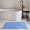 Picture of Cotton Paradise 100% Cotton Non Slip Bath Mats for Bathroom, 17x24 inch Soft Absorbent Quick Dry Machine Washable Floor Bath Mat, Sky Blue Bath Rug