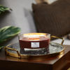 Picture of WoodWick Ellipse Scented Candle, Smoked Walnut & Maple, 16oz | Up to 50 Hours Burn Time