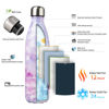 Picture of Konokyo Insulated Water Bottles,25 oz Double Wall Stainless Steel Vacumm Metal Flask for Sports Travel,Marble Dawn