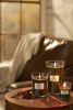 Picture of WoodWick Large Hourglass Candle, Evening Bonfire - Premium Soy Blend Wax, Pluswick Innovation Wood Wick, Made in USA