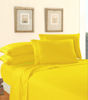 Picture of Elegant Comfort Luxury Quality Microfiber 4-Piece 1500 Premium Hotel Sheet Set-Wrinkle Resistant, All Around Elastic Fitted Sheet, Deep Pocket up to 16", Cali King, Yellow