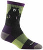 Picture of Darn Tough Women's Bear Town Micro Crew Lightweight with Cushion - Large Lime Merino Wool Socks for Hiking