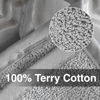 Picture of Ritz Terry Pocket Mitt & Hot Pad: Unparalleled Heat Resistant, Durable 100% Cotton - Ergonomically Designed for Optimal Grip - Easy-Care Machine Washable, Perfect for Your Kitchen - Titanium, 4-Pk