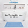 Picture of Cotton Paradise 100% Cotton Bath Mats for Bathroom Floor Set of 2 Pack, 20x34 Soft Absorbent Washable Quick Dry Tub Bathmat, Sky Blue Towel Bath Mat