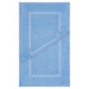 Picture of Cotton Paradise 100% Cotton Bath Mats for Bathroom Floor Set of 2 Pack, 20x34 Soft Absorbent Washable Quick Dry Tub Bathmat, Sky Blue Towel Bath Mat