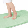 Picture of Yimobra Memory Foam Bath Mat Large Size, 36 x 24 Inches,Soft and Comfortable, Super Water Absorption, Non-Slip, Thick, Machine Wash, Easier to Dry for Bathroom Floor Rug, Pale Green