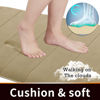 Picture of Yimobra Memory Foam Bath Mat Large Size, Soft and Comfortable, Super Water Absorbent, Non-Slip, Thick, Machine Washable (36 x 24 Inch, Camel)