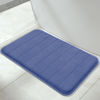 Picture of Yimobra Memory Foam Bath Mat Large Size,31.5 x 19.8 Inches, Soft and Comfortable, Super Water Absorption, Non-Slip, Thick, Machine Wash, Easier to Dry for Bathroom Floor Rug, Navy Blue