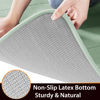 Picture of Yimobra Memory Foam Bath Mat Large Size, 31.5 x 19.8 Inches,Soft and Comfortable, Super Water Absorption, Non-Slip, Thick, Machine Wash, Easier to Dry for Bathroom Floor Rug, Pale Green