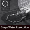 Picture of Yimobra Memory Foam Bath Mat Large Size, 55.1x 24 Inches,Soft and Comfortable, Super Water Absorption, Non-Slip, Thick, Machine Wash, Easier to Dry for Bathroom Floor Rug, Dark Gray
