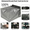 Picture of ELONGRIVER Car Trash Can for Car with Lid Leak Proof, Cute Car Can Trash Bag Hanging, Vehicle Trash Can for SUV Truck Van, Car Garbage Can for Back Front Seat Colorful Floral