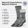 Picture of Buttons & Pleats Wool Socks for Men Women Merino Thermal Warm Cozy Winter Fuzzy Boot Sock Charcoal XSS