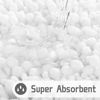 Picture of Yimobra Bath Mats for Bathroom 36.2 x 24, Soft Shaggy Large Size Bath Rug, Non-Slip, Super Absorbent and Thick, Machine Washable Quick Dry Shower Rug, Bath Mat for Bathroom Floor, Bright White