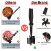 Picture of 2 Pack Meat Chopper, 5 Curve Blades Ground Beef Masher, Heat Resistant Meat Masher Tool for Hamburger Meat, Ground Beef, Turkey and More, Nylon Hamburger Chopper Utensil Non-scratch Utensils