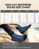 Picture of XUKER Neoprene Water Socks 3mm, Sand Proof Beach Volleyball Socks Water Shoes Diving Boots for Outdoor Water Sports