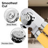 Picture of Can Opener Manual, Can Opener with Magnet, Hand Can Opener with Sharp Blade Smooth Edge, Handheld Can Openers with Big Effort-Saving Knob, Can Opener with Multifunctional Bottles Opener, Yellow
