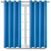 Picture of BGment Room Darkening Curtains 54 Inches Long - Grommet Thermal Insulated Drapes Window Treatment Curtains for Bedroom, 2 Panels, 52 x 54 Inch, Classic Blue