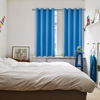 Picture of BGment Room Darkening Curtains 54 Inches Long - Grommet Thermal Insulated Drapes Window Treatment Curtains for Bedroom, 2 Panels, 52 x 54 Inch, Classic Blue
