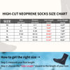 Picture of XUKER Waterproof Neoprene Socks 3mm, Sand Beach Volleyball Soccer Socks Water Shoes Diving Boots Men Women for Swimming Surfing Snorkeling Fishing Wading Kayaking Hiking Rafting