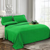 Picture of Elegant Comfort Softest and Coziest 6-Piece Sheet Set - 1500 Premium Hotel Quality Microfiber - Deep Pocket, Wrinkle Resistant 6-Piece Damask Stripe Bed Sheet Set, Queen, Emerald Gren