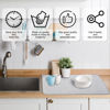 Picture of 3 Pcs XXL Dish Drying Mat,Absorbent Microfiber Dishes Drainer Mats,Large Size 24×17" Pads for Kitchen Counter,Coffee,Rack,Under Sink,Light Gray