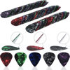 Picture of Augshy Guitar Picks, 150 Pack Premium Celluloid Guitar Pick Variety Pack Includes Thin, Medium & Heavy Gauges for Electric Guitar, Acoustic Guitar, Bass（0.46 0.71 0.96mm)