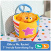 Picture of Ms. Rachel Official Herbie Sensory Take-Along Toy, Baby Swing & Baby Stroller Teething Toys w/Rattle & Clip, Toddler Toys for Girls & Boys Ages 3 Months to 1+