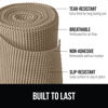 Picture of Gorilla Grip powerGRIP Drawer Shelf and Cabinet Liner, Thick Strong Hold, Non-Adhesive Liners Protect Kitchen Cabinets and Cupboard, Bathroom Drawers, Easy Install, Breathable Mat, 17.5" x30', Beige