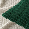 Picture of MIULEE Pack of 2 Dark Green Corduroy Decorative Pillow Covers 18x18 Inch Soft Boho Striped Throw Pillow Covers Modern Farmhouse Home Decor for Sofa Living Room Couch Bed
