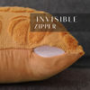Picture of DFXSZ Fall Pillow Covers 18x18 Set of 2 Fall Decorations Light Orange Pumpkin Throw Pillow Cases Soft Plush Faux Fur Wool Couch Cushion Case for Chair Sofa Bedroom Living Room Home Decor PTK012D18