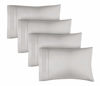 Picture of Queen Pillow Cases Set of 4 - Ultra Soft Hotel Quality Pillowcase Covers - Comfy Cozy Bedding for Women, Men, Kids & Teens - Machine Washable Pillow Protectors - 4 Pieces Set - Queen Size Light Grey