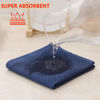 Picture of Kitinjoy 100% Cotton Kitchen Dish Cloths, 8 Pack Waffle Weave Ultra Soft Absorbent Dish Towels for Drying Dishes Quick Drying Kitchen Towels Dish Rags, 12 X 12Inch, Navy Blue