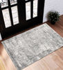 Picture of CHAMPLANT Area Rug 2x3 Washable Rug Door Mat Vintage Distressed Rug Doormat Indoor Entrance Traditional Thin Rug Floral Print Non Slip Carpet for Kitchen Bathroom Bedroom Living Room