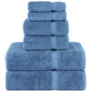 Picture of Chakir Turkish Linens Luxury Spa and Hotel Quality Premium Turkish Cotton 6-Piece Towel Set (2 x Bath Towels, 2 x Hand Towels, 2 x Washcloths)