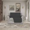 Picture of Easy-Going Oversized Chair Sofa Slipcover Reversible Sofa Cover Water Resistant Couch Cover Furniture Protector Cover with Elastic Straps for Pets Dog (Oversized Chair, Dark Gray/Beige)