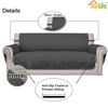 Picture of Easy-Going Oversized Chair Sofa Slipcover Reversible Sofa Cover Water Resistant Couch Cover Furniture Protector Cover with Elastic Straps for Pets Dog (Oversized Chair, Dark Gray/Beige)