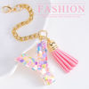Picture of Letter Charm Accessories for Stanley Cup 1 PCS Cute Initial Keychain Handle Charm for Stanley Tumbler for Women Pink Letter Y