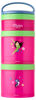 Picture of Whiskware Disney Princess Stackable Snack Containers for Kids and Toddlers, 3 Stackable Snack Cups for School and Travel, Mulan and Cri-Kee