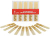 Picture of SUEWIO 10 Pack Bb Clarinet Reeds with Plastic Box, Strength 3.5 Reeds for Clarinet, Thinner Reed Tip & Unfiled Cut, Traditional Reeds for Clarinet Experienced Players