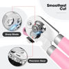 Picture of Can Opener Manual, Can Opener with Magnet, Hand Can Opener with Sharp Blade Smooth Edge, Handheld Can Openers with Big Effort-Saving Knob, Can Opener with Multifunctional Bottles Opener, Pink