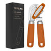 Picture of Can Opener Manual, Can Opener with Magnet, Hand Can Opener with Sharp Blade Smooth Edge, Handheld Can Openers with Big Effort-Saving Knob, Can Opener with Multifunctional Bottles Opener, Orange