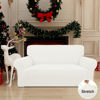 Picture of Easy-Going Stretch Oversized Loveseat Slipcover 1-Piece Sofa Cover Furniture Protector Couch Soft with Elastic Bottom for Kids Polyester Spandex Jacquard Fabric Small Checks Cream